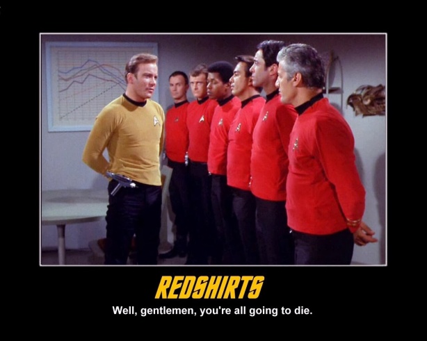 redshirts going to die